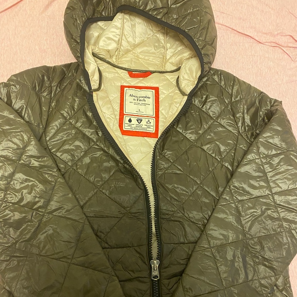 Abercrombie and Flinch Olive Green Lightweight Jacket